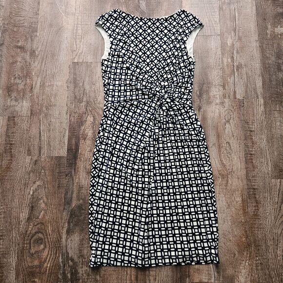 Lauren Ralph Lauren Twist Front Sheath Dress - Picture 1 of 3